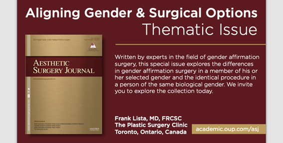 aesthetic surgery journal on gender affirmation